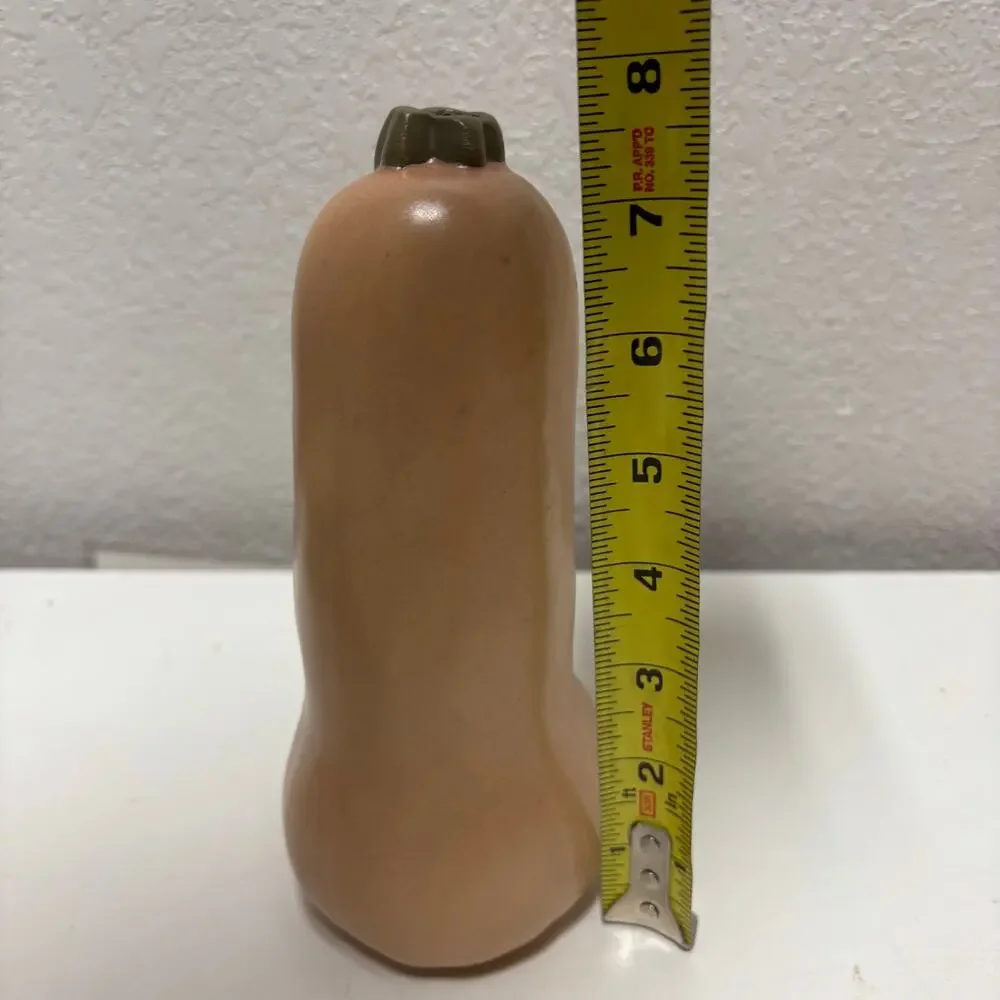 Vtg Patricia Garrett Butternut Autumn Squash Pottery Vase 8